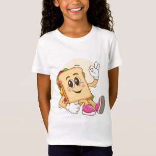 Cartoon De Sanduíche Bonito - Camiseta De Foodie P