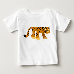 Cartoon de vovó bonito Cheetah Baby T-Shirt