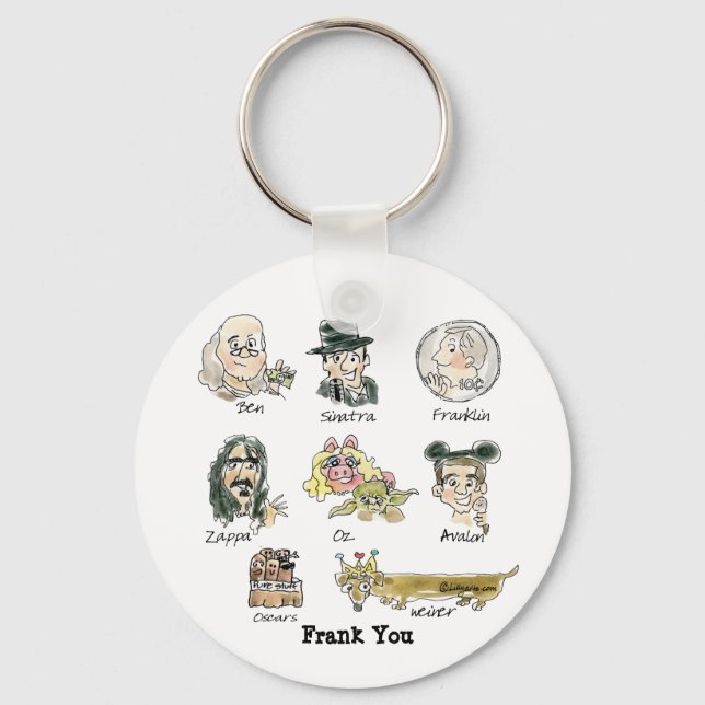 Cartoon Engraçado Frank Chaveiros (Frente)