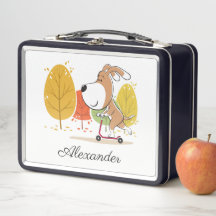 Cartoon Engraçado Patinete de Chuva-Chuva Engraçad