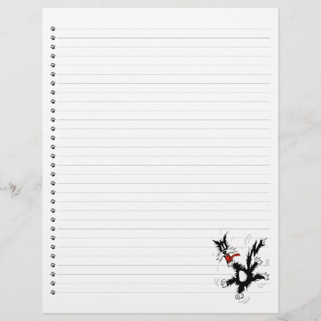 Cartoon Enrolado Pet Letterhead (Frente)