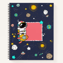 Cartoon espacial astronauta