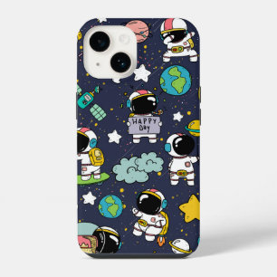 Cartoon espacial astronauta