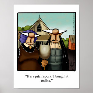 Cartoon especial de Poster Art "Pitch Spork"
