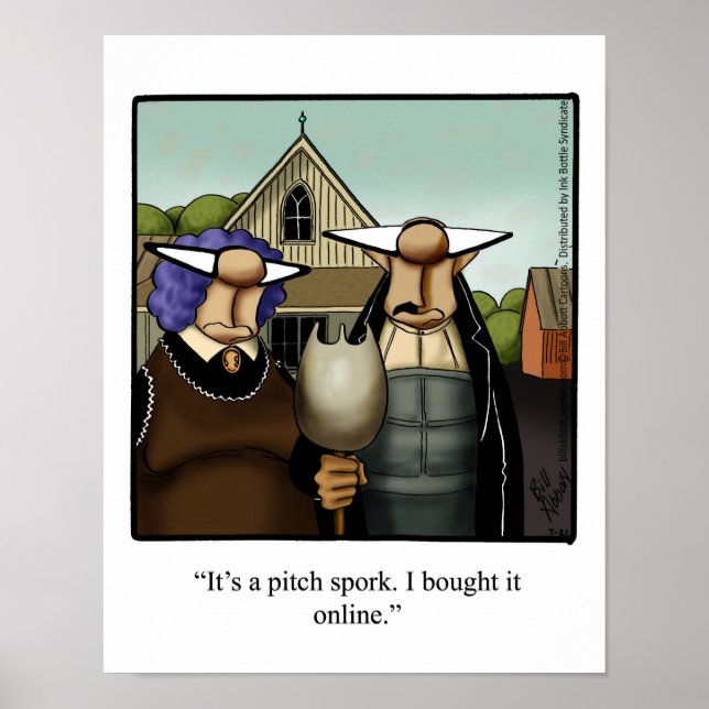Cartoon especial de Poster Art "Pitch Spork" (Frente)