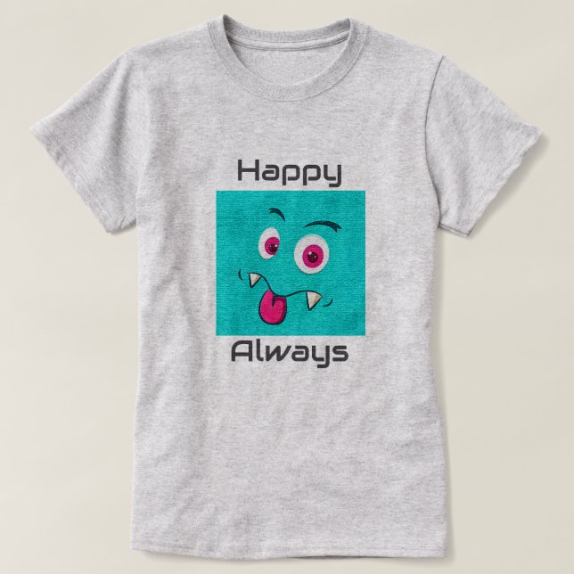 cartoon face T-Shirt (Frente do Design)