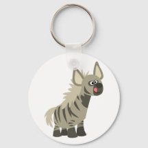 Cartoon Faminto Bonito Strike Hyena Chaveiro