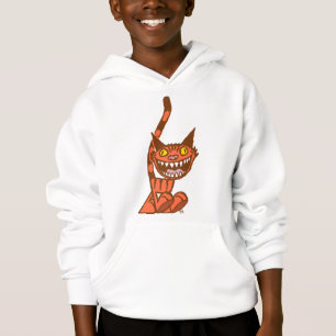 Cartoon Gatinho Laranja Sorridente Camiseta infant