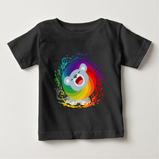 Cartoon Gelado Branco Lion Bebê T-Shirt