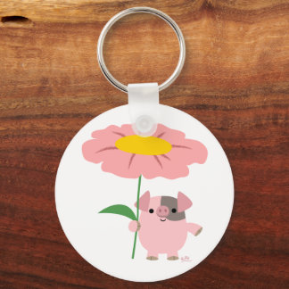 Cartoon Gelado Com Chaveiro De Presente (Rosa)