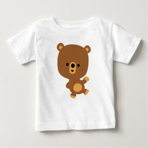 Cartoon 'Good Vibe' Bear Baby T-Shirt