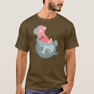 Cartoon Hippo T-Shirt Giro