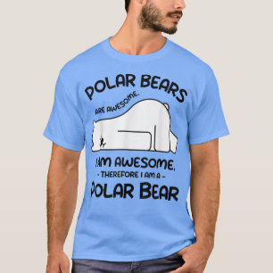 Cartoon incrível Sou uma Camisa de Urso Polar