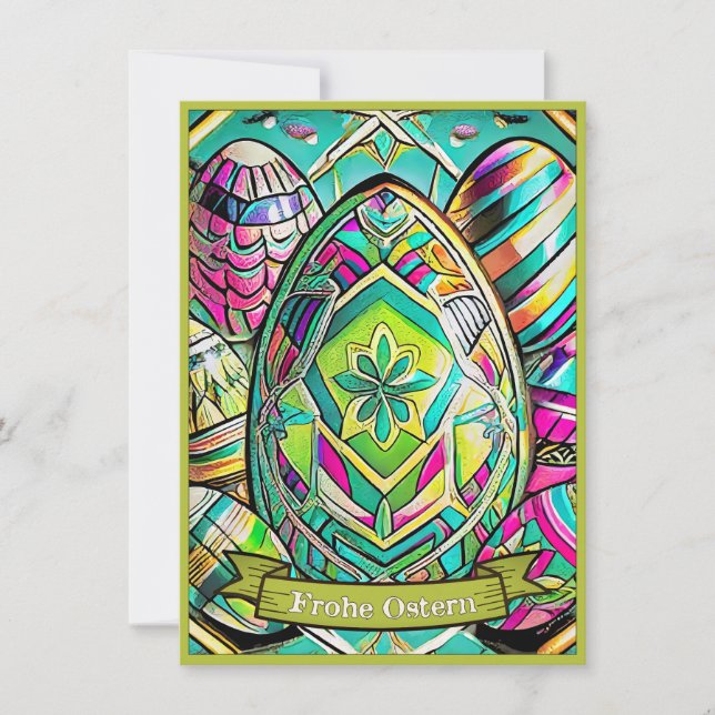 Cartoon Osteriterbiger mit Ostereier 13553 (Frente)