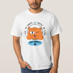 Cartoon Paw Purralta - Camiseta de Gato