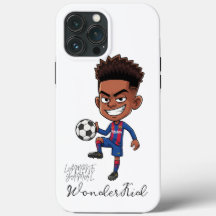 Cartoon personalizado LamineYamal iPhone 13 Pro Ma