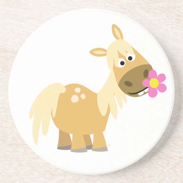 Cartoon Pony e Porta copos Flor (Frente)