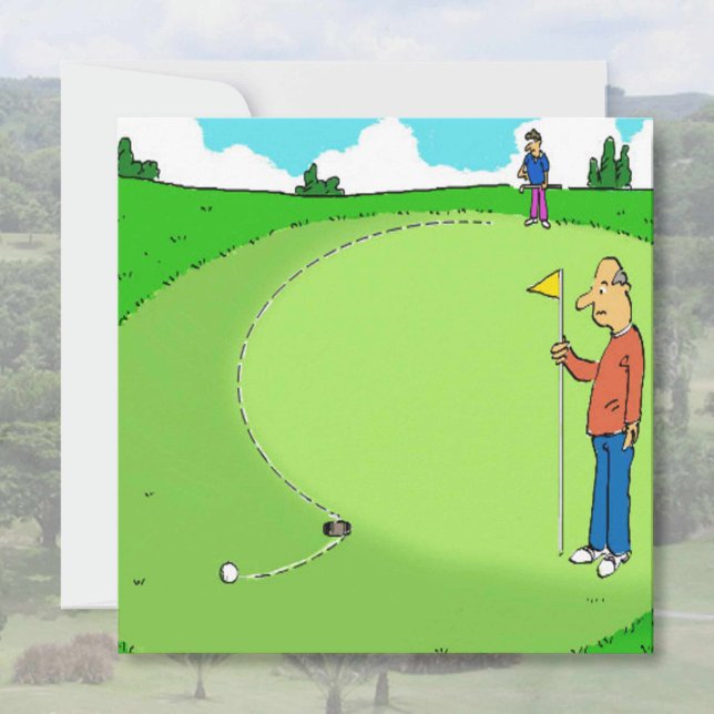Cartoon Putt de Golfer perdido (Criador carregado)
