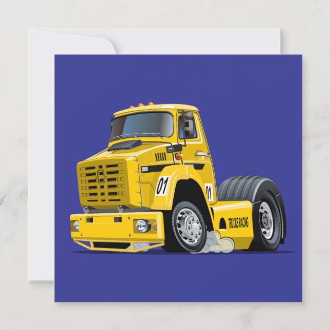 Cartoon Racing truck (Frente)