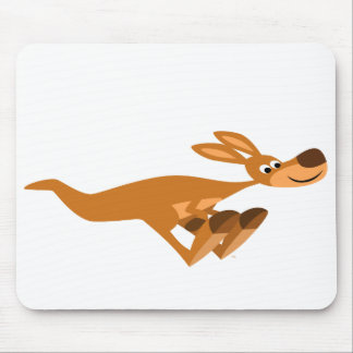 Cartoon Rápido Bonito Kangaroo Mousepad