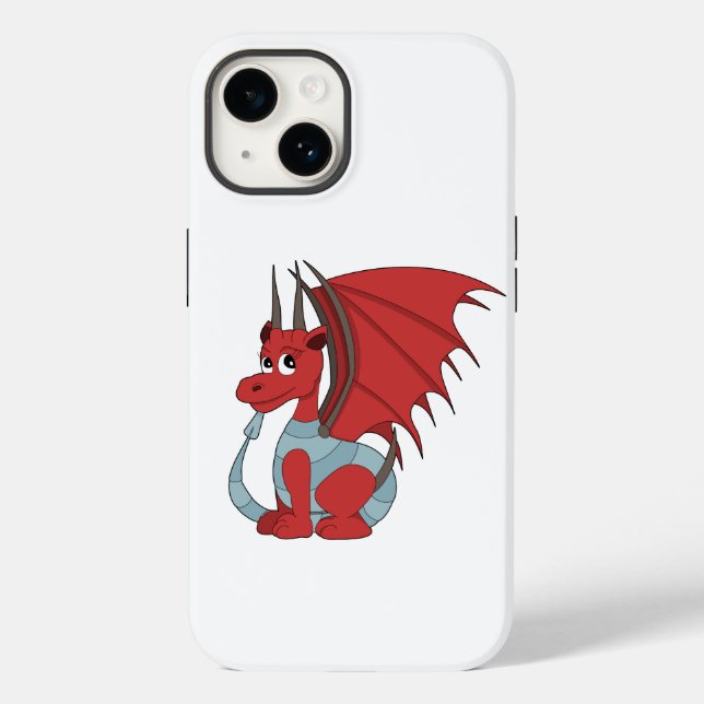 Cartoon Red Dragon (Verso)
