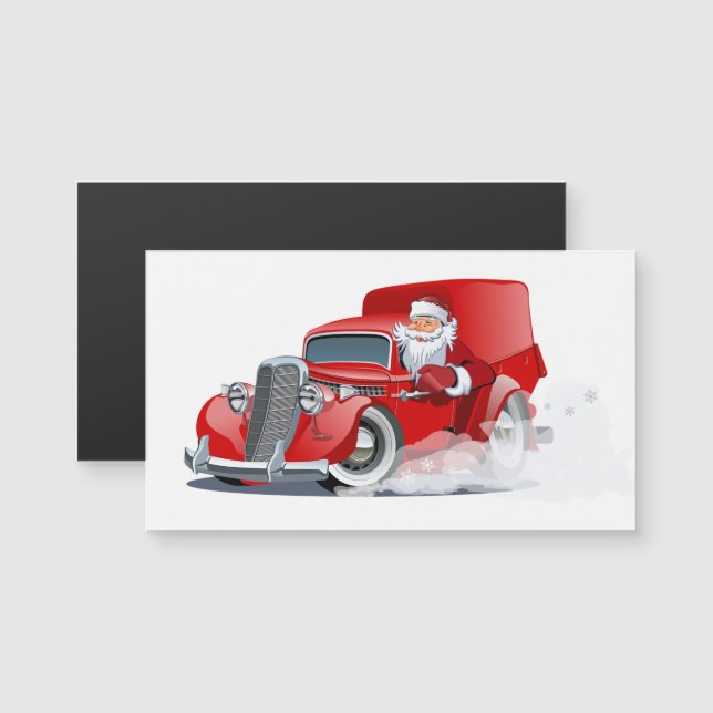 Cartoon saudando cartão de Natal (Frente/Verso)