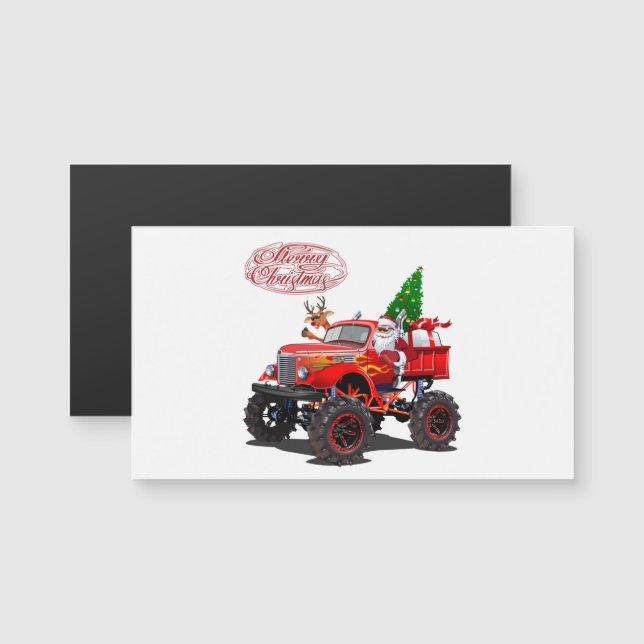 Cartoon saudando cartão de Natal (Frente/Verso)