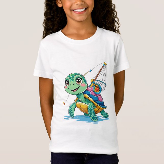 Cartoon Sea Turtle T-Shirt (Frente)