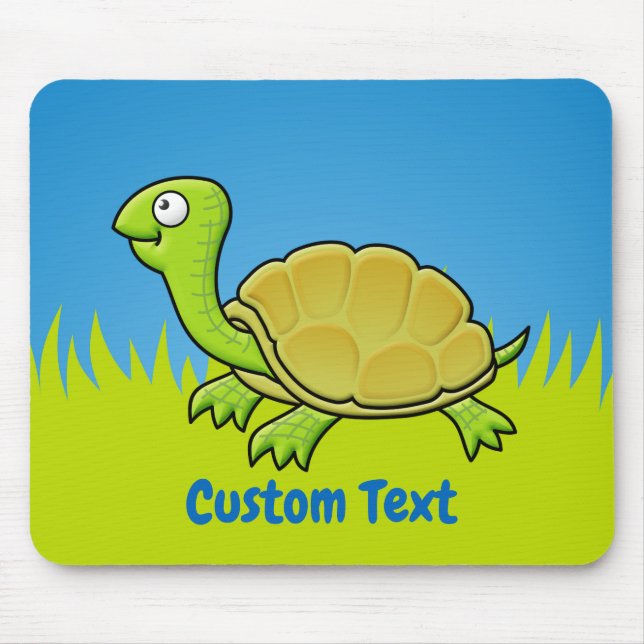 Cartoon Turtle Mouse Pad (Frente)