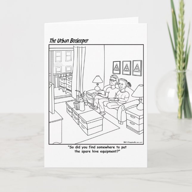 Cartoon Urbano - Cartão Saudável (Frente)