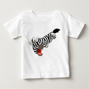 Cartoon Zebra Baby T-Shirt