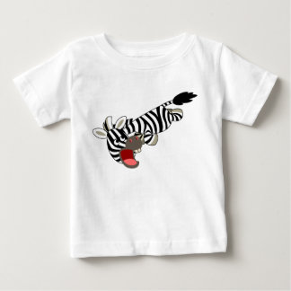 Cartoon Zebra Baby T-Shirt