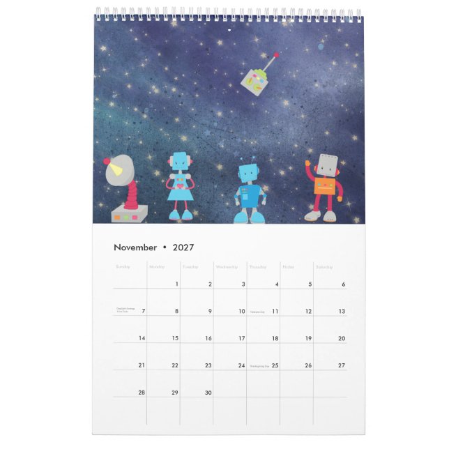 Cartoons no Calendário Espacial (Nov 2027)