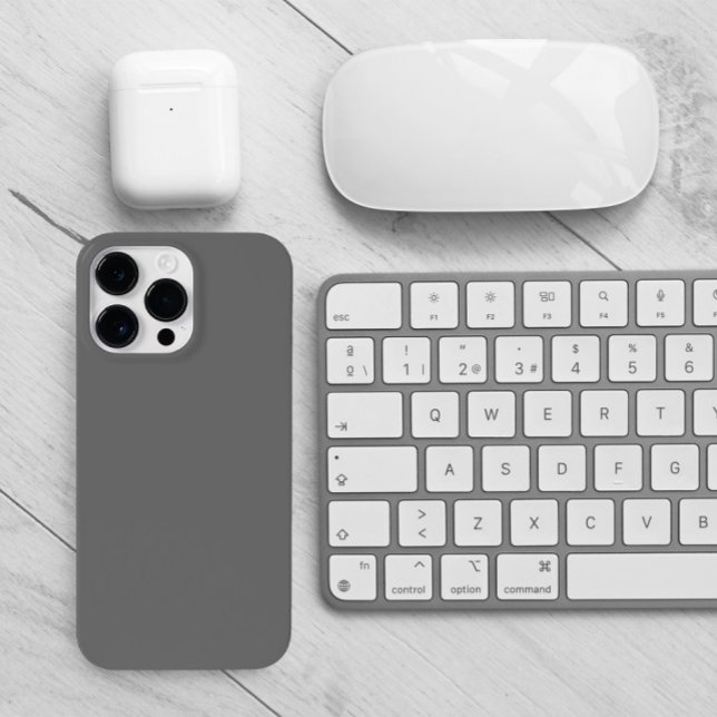 Carvão (Modern minimalist grey case for him.)