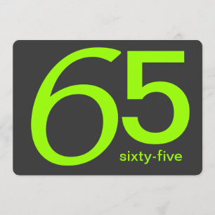 Carvões e Limões - 65.o Convite de Aniversário