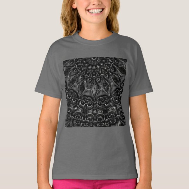 Carvões Mandala T-Shirt (Frente)