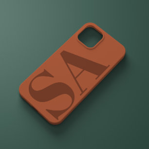 Cas contemporâneo mínimo inicial de terracotta mod