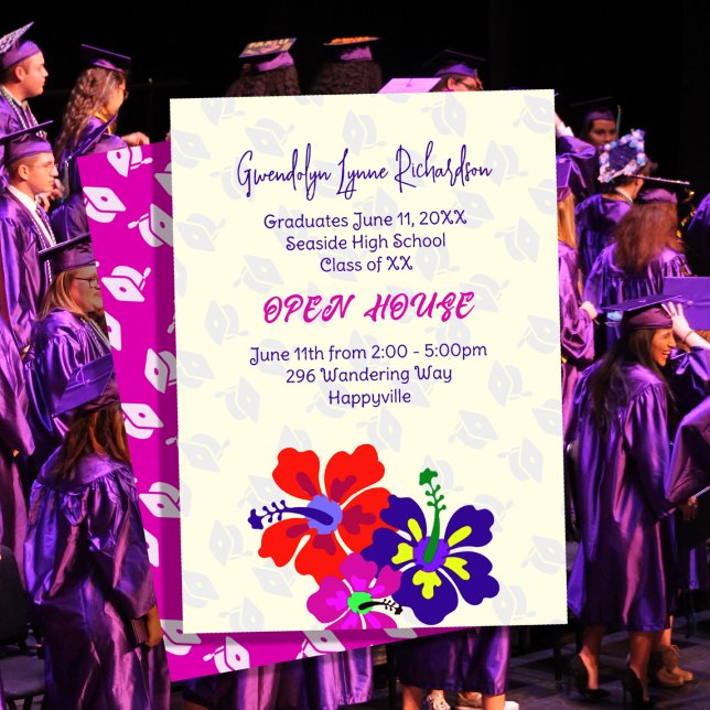 Casa Aberta de Formatura Personalizada Flores de H (Criador carregado)