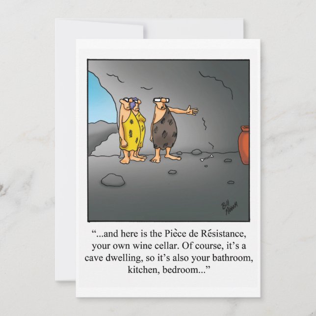 Casa Aberta Engraçada/Novos Convites Domésticos (Frente)