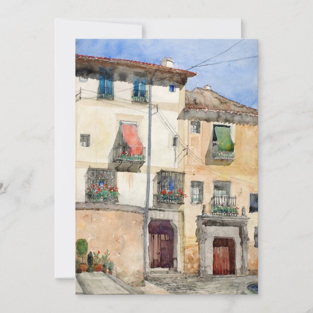 Casa antiga em Segóvia, Espanha | Cass Gilbert (Frente)