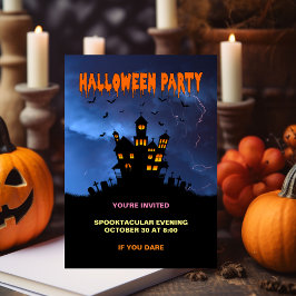 Casa Assaltada de Spooky com Convite de Tempestade