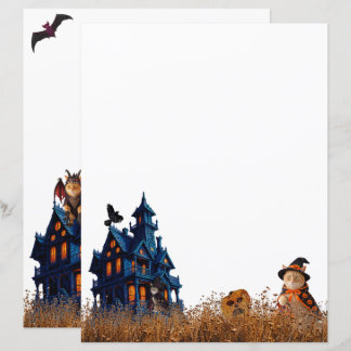Casa Assombrada de Halloween Gatos e Diversão