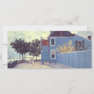 Casa Azul em Zaandam, por Claude Monet