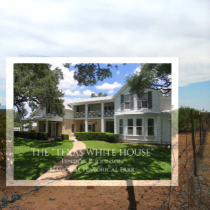 Casa Branca do Texas, Lyndon B. Cartão postal Joh