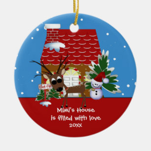Casa de Amor de Mimi Enfeite de Natal