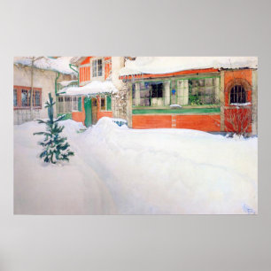 Casa de campo de Carl Larsson no impressão das