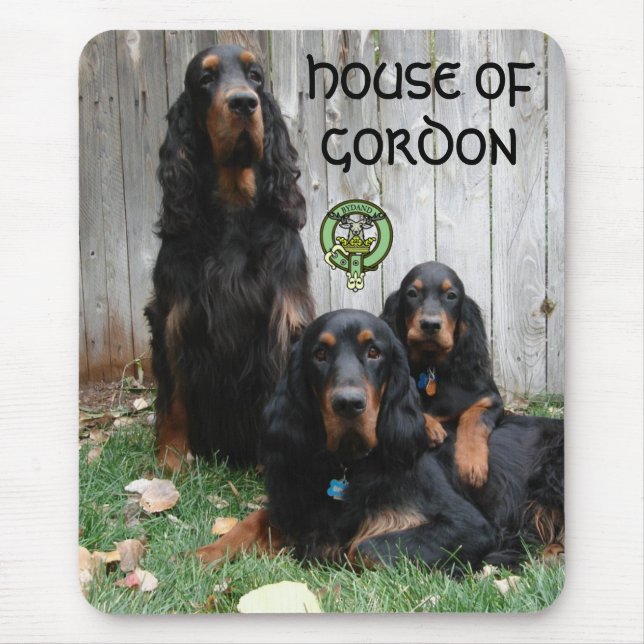 CASA DE GORDON, Gordon Setter Mousepad (Frente)