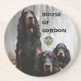 CASA DE GORDON, Gordon Setter Sandstone Porta copo