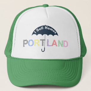 Casa de imóveis de Portland Boné de beisebol verde