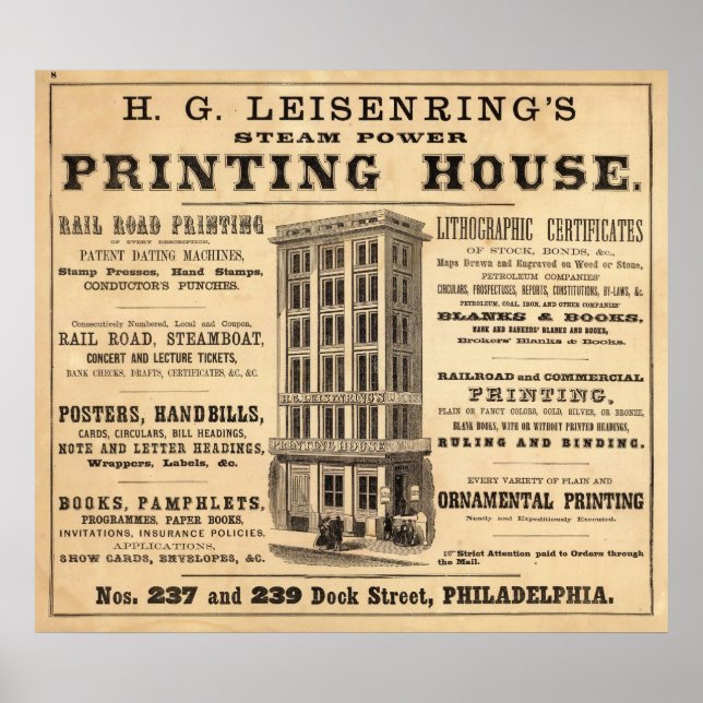 Casa de Impressão de Leisenring (Frente)